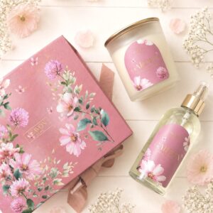 Kit Luxo - Vela 220g + Home Spray 250ml