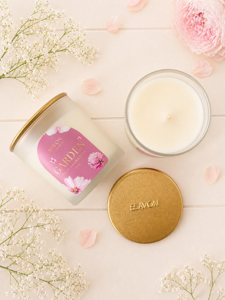 Garden - Vela Aromática 220g luxo