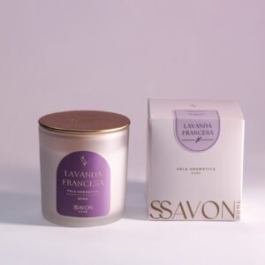 Vela Aromática- 220g (Lavanda Francesa)